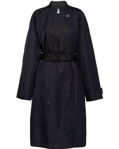 prada hooded trench coat|Prada rain coats women's.